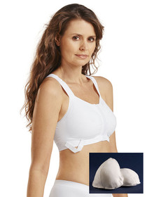 Carefix Bree Post-Op Wire Free Front Close Recovery Bra (3831),XL,Tan 