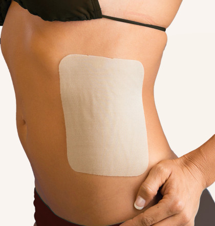 Biodermis Epi-Derm Natural Standard Sheet – 12 x 14.5 cm fabric-backed silicone gel sheeting designed for treating medium to large surgical or trauma scars.​