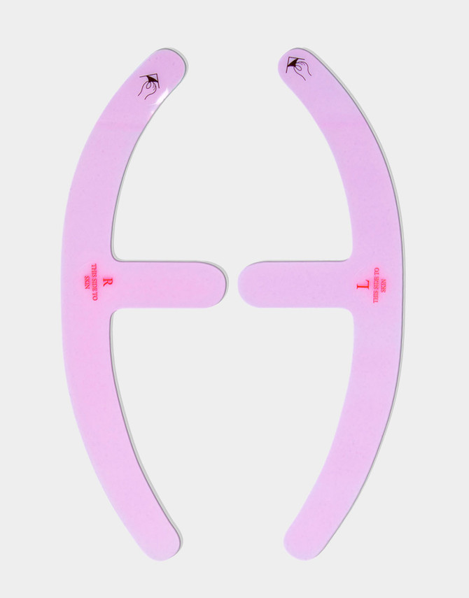 Biodermis Epi-Derm Clear Mastopexy silicone scar sheets – anchor-shaped, medical-grade silicone designed for breast reduction and reconstruction scar management.