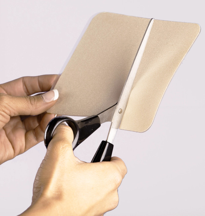 Epi-Derm Natural Standard Silicone Sheet by Biodermis – reusable, trimmable scar therapy sheet with soft fabric backing for enhanced comfort during scar management.​