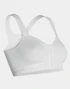 Alice Post-Op Bra in white, alternate view