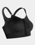Bella Post-Op Bra in black, alternate view