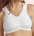 Bianca front-closure post-surgical bra with seamless compression, ideal for breast surgery recovery and radiotherapy support.