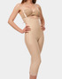 Below-knee length compression garment featuring adjustable shoulder straps and breathable, latex-free fabric.​