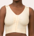Sleeveless compression vest with 2-inch plush underbust elastic for enhanced support and stabilisation after breast surgery.