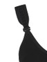 Peony Medium Support Bra (Front Opening Hook & Eye) - Black