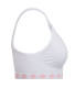 Peony Medium Support Bra (Front Opening Zipper) - White