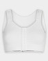 Medical-grade compression bra suitable for breast augmentation, reconstruction, mastectomy, and lumpectomy recovery.