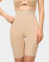 The Isavela GR04 is a stage 2 high-waist, mid-thigh compression girdle with an open crotch and non-roll 3-inch waist elastic for secure, comfortable post-surgical support.