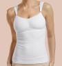 Seamless post-operative camisole with integrated compression zones for targeted support and comfort.​