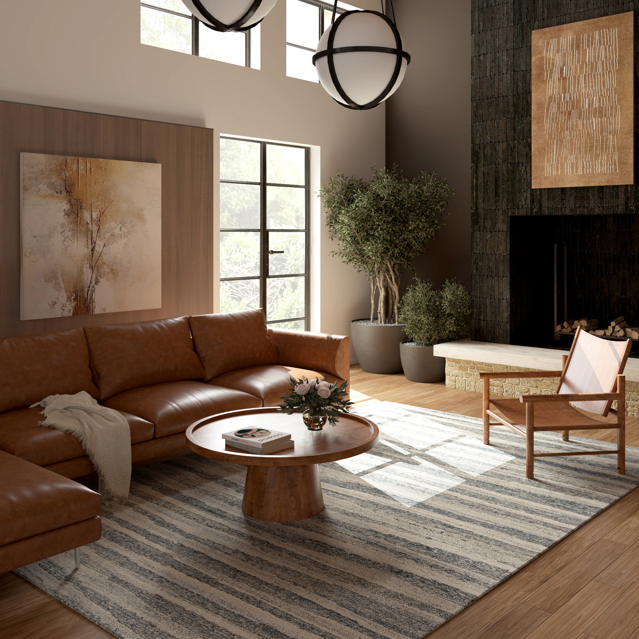 LR Home Norwood 82993 Gray Rug - Payless Rugs
