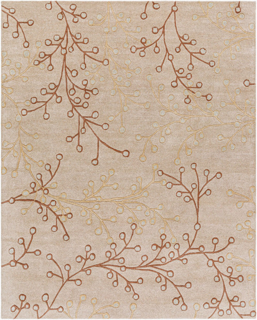 Athena ATH-5008 Tan Pale Blue Rug by LivaBliss