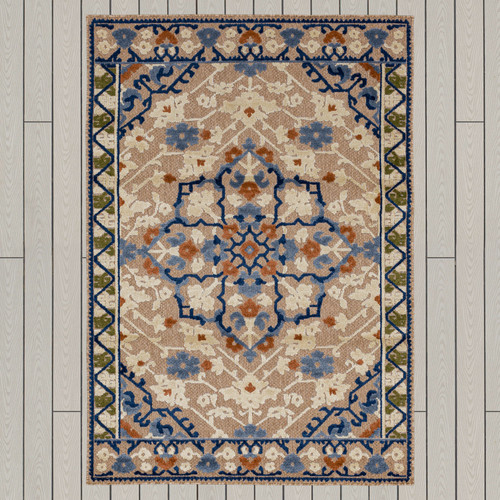 Karastan Cabana R1266 416 Key Biscayne Multi Rug