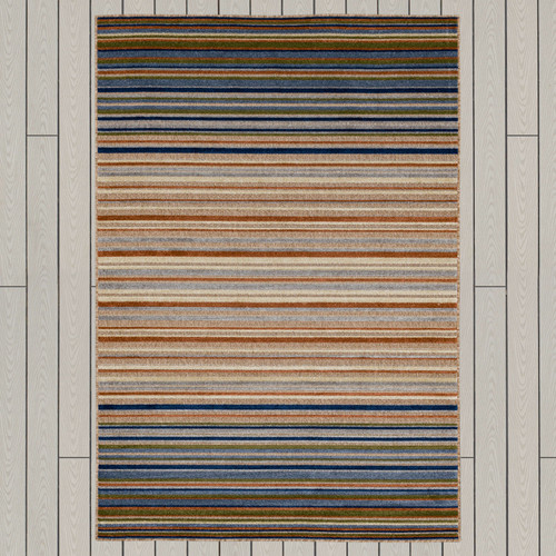 Karastan Cabana R1267 416 Seaside Multi Rug