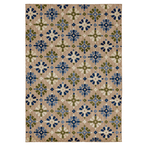 Karastan Cabana R1268 416 Cocoa Beach Multi Rug
