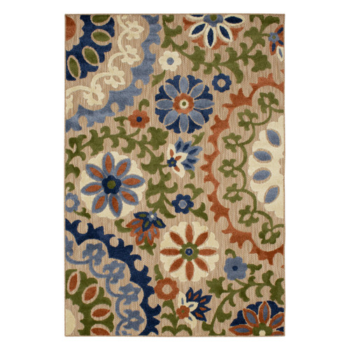 Karastan Cabana R1270 416 Coraline Multi Rug