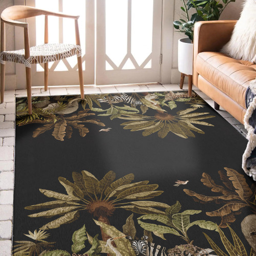 Dalyn Tropics TC8 Black Rug