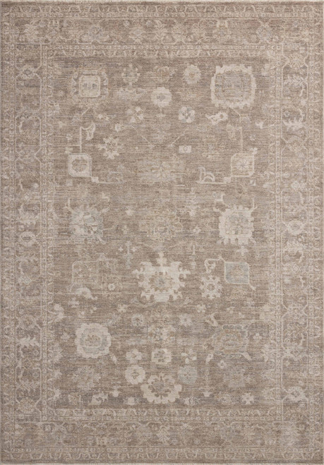 Chris Loves Julia x Loloi Louisa LOI-03 Taupe Ivory Rug