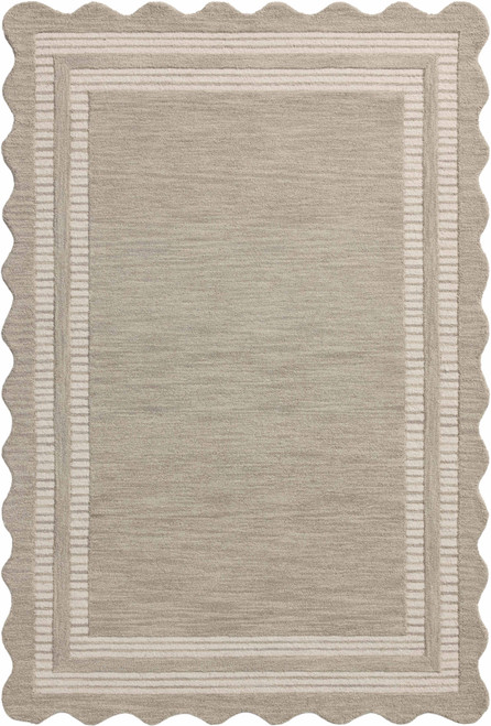 Chris Loves Julia x Loloi Scottie SCO-01 Fog Ivory Rug