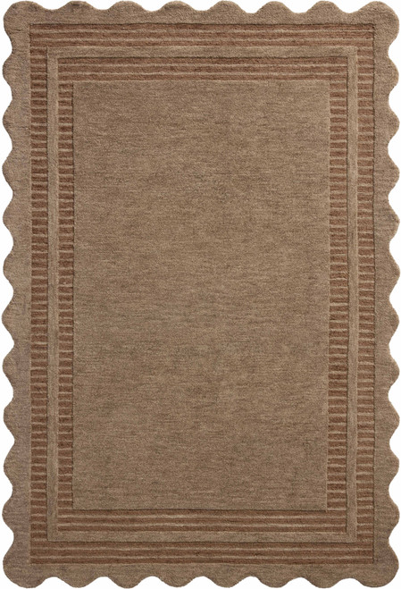 Chris Loves Julia x Loloi Scottie SCO-01 Mocha Clay Rug
