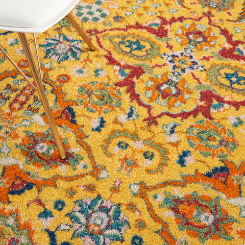 Nourison Home Allur ALR03 Yellow Multicolor Rug