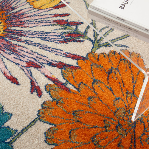 Nourison Home Allur ALR06 Ivory Multicolor Rug