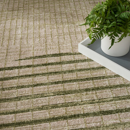 Nourison Home Astra Machine Washable ASW03 Ivory Olive Rug