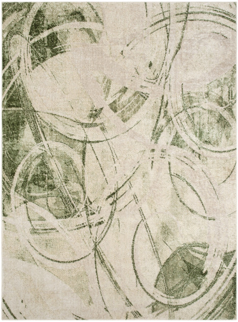 Nourison Home Astra Machine Washable ASW14 Beige Green Rug