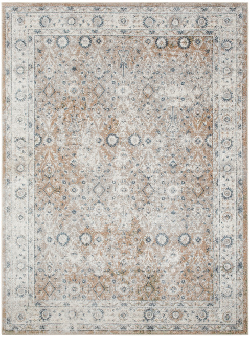 Nourison Home Astra Machine Washable ASW16 Silver Taupe Rug
