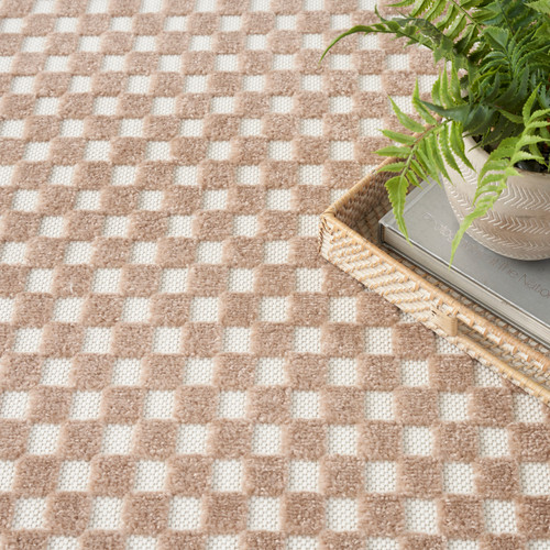 Nourison Home Care Free CAF02 Brown Rug