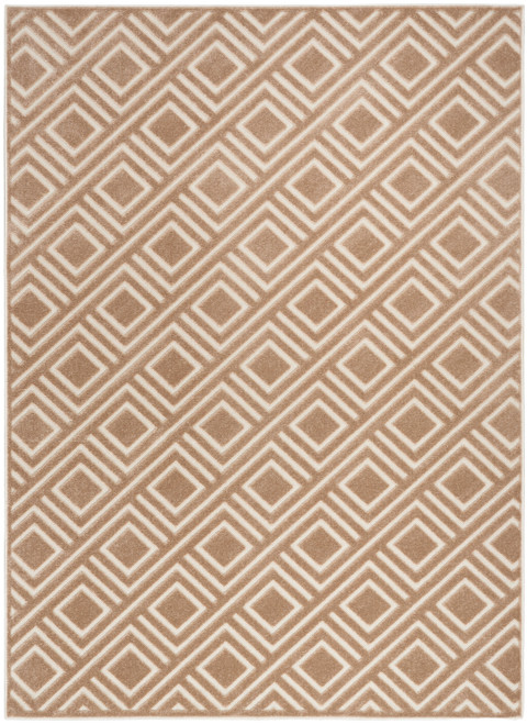 Nourison Home Care Free CAF03 Brown Rug