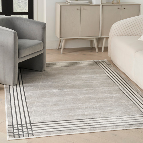Nourison Home Desire DSR01 Grey Silver Rug
