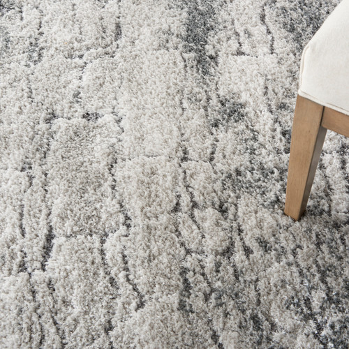 Nourison Home Dreamy Shag DRS01 Ivory Charcoal Rug