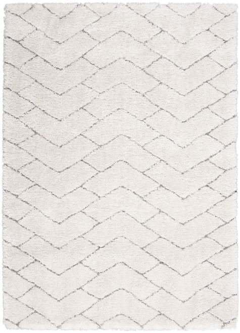 Nourison Home Dreamy Shag DRS03 Ivory Grey Rug