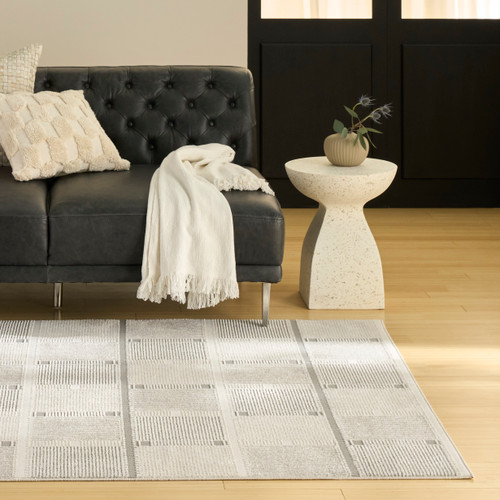 Nourison Home Nordic NRC09 Ivory Grey Rug
