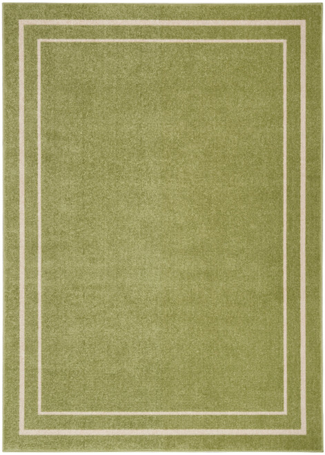 Nourison Home Nourison Essentials NRE02 Green Ivory Rug