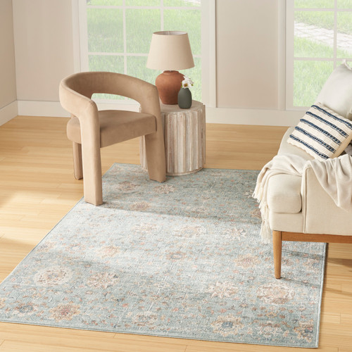 Nourison Home Washable Decor WSD14 Blue Rug