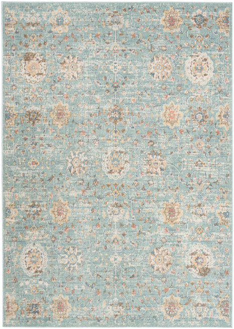 Nourison Home Washable Decor WSD14 Blue Rug