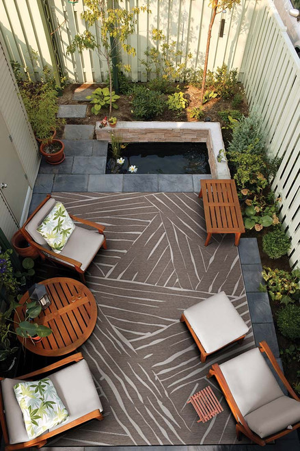 Couristan Dolce 7515 1103 Parquet Mocha Rug