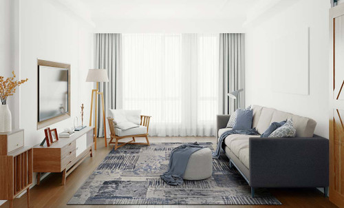 Couristan Easton 6353 6676 Seismic Ivory Rug