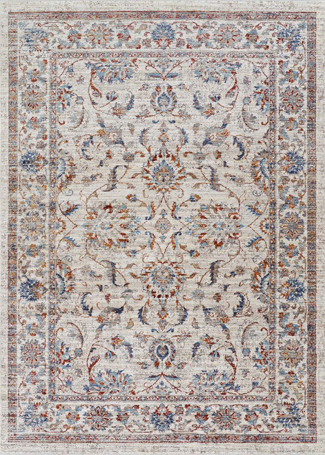 Couristan Nostalgia Ns01 1301 Persian Tabriz Antique Cream Rug