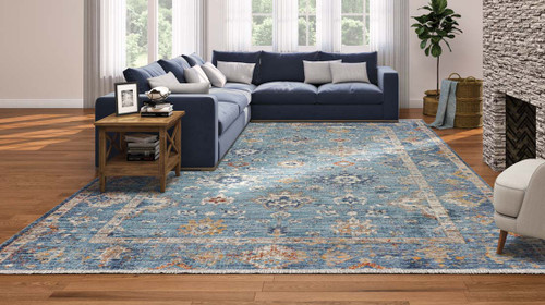 Couristan Nostalgia Ns02 1401 Antique Oushak Demin Rug