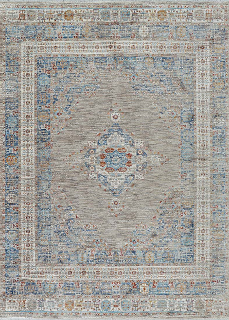 Couristan Nostalgia Ns06 0514 Hamadan Denim Tawny Rug