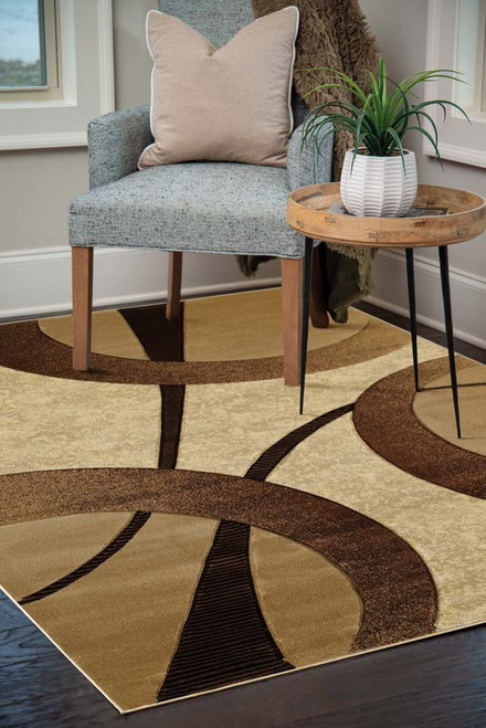 United Weavers Contours 510 22026 Zaga Beige Rug