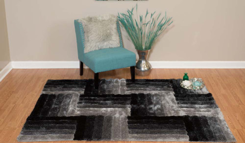 United Weavers Finesse 2100 20370 Flagstone Black Rug