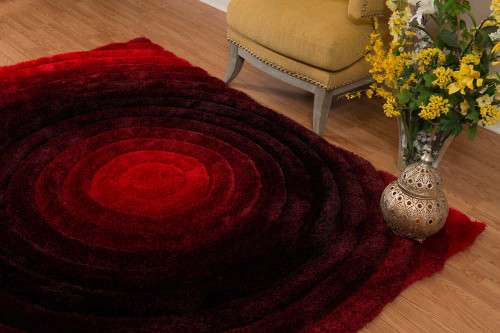 United Weavers Finesse 2100 20838 Cyclic Burnt Red Rug