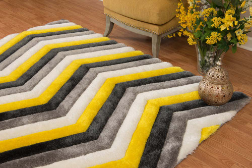 United Weavers Finesse 2100 21212 Mellow Yellow Rug