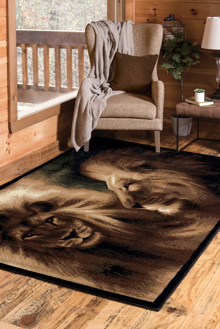 United Weavers Legends 910 2250 Lion Profile Multi Rug