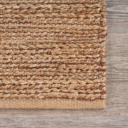 LR Home Natural Fiber 03302 Natural Jute Rug