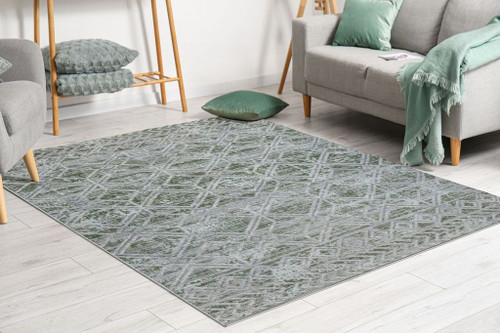 Radici Livigno 1243 Green Rug